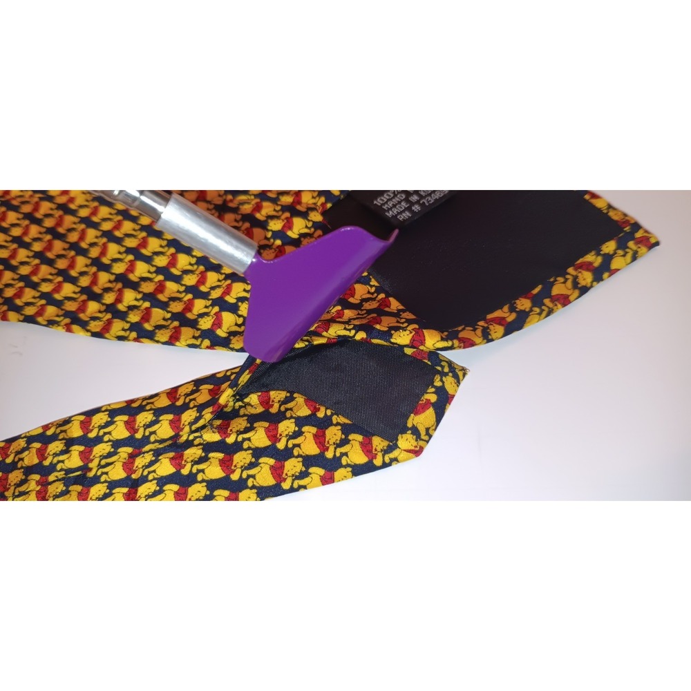 Lot of 2 Vintage Silk Novelty Neck Ties Mickey Mouse Winnie The Pooh Kidcore - Picture 7 of 16